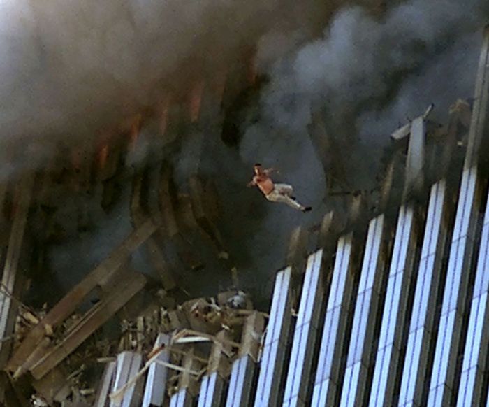 History: Collapse of the World Trade Center, September 11, 2001, Lower Manhattan, New York City, United States
