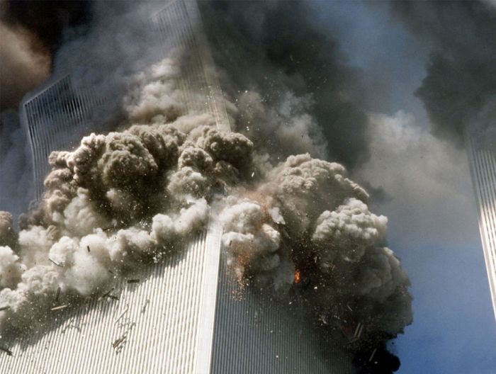 History: Collapse of the World Trade Center, September 11, 2001, Lower Manhattan, New York City, United States