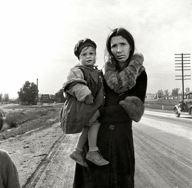 History: The Great Depression by Dorothea Lange, 1939-1943, United States