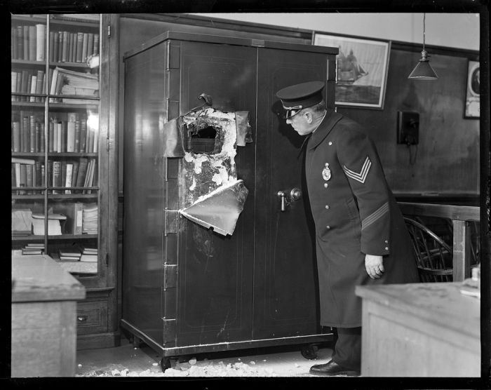 History: Boston Police, Behind the Badge, 1930s, Boston, Massachusetts, United States