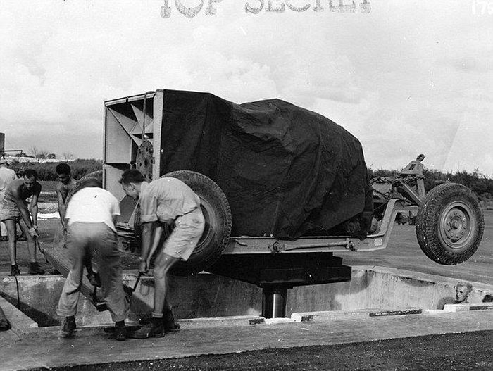 History: Hours before atomic bombing of Hiroshima, August 6, 1945, United States