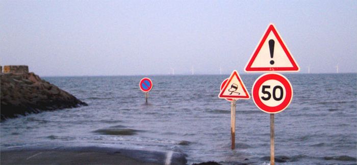 Le Passage de Gois ou Gôa, Île de Noirmoutier, Beauvoir-sur-Mer, Vendée, Pays de la Loire, France, Atlantic Ocean