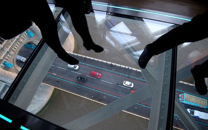 Tower Bridge walkway, London, England, United Kingdom