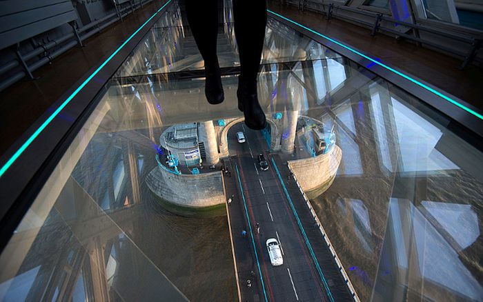 Tower Bridge walkway, London, England, United Kingdom