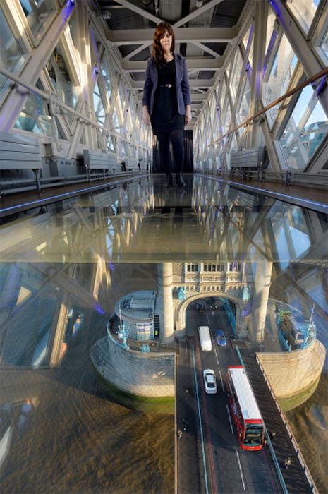 Tower Bridge walkway, London, England, United Kingdom