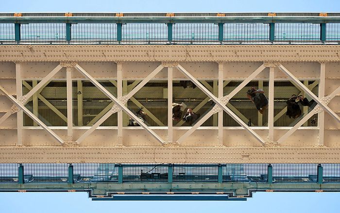 Tower Bridge walkway, London, England, United Kingdom