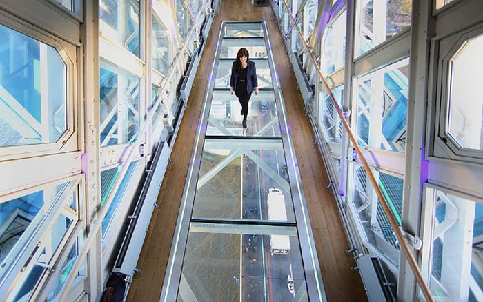 Tower Bridge walkway, London, England, United Kingdom