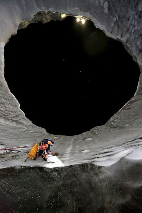 Yamal crater, Yamal Peninsula, Siberia, Russia