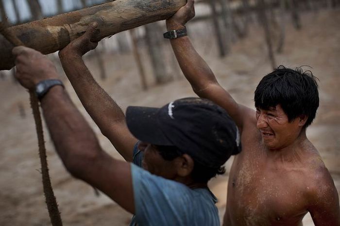 Gold rush, Peruvian Amazon, Madre de Dios, Peru