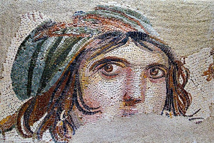 Mosaic excavations, Zeugma Mosaic Museum, Commagene, Gaziantep Province, Turkey