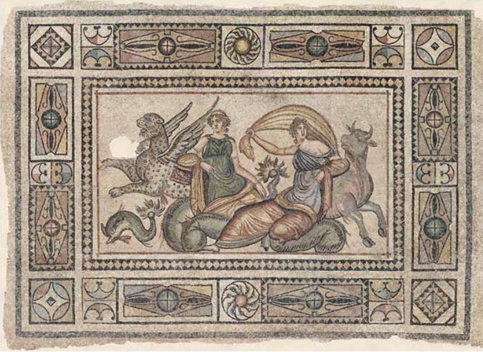 Mosaic excavations, Zeugma Mosaic Museum, Commagene, Gaziantep Province, Turkey