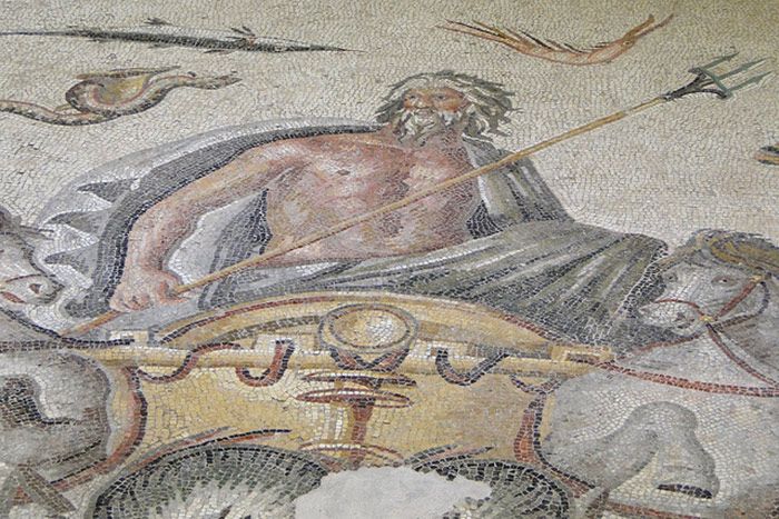 Mosaic excavations, Zeugma Mosaic Museum, Commagene, Gaziantep Province, Turkey