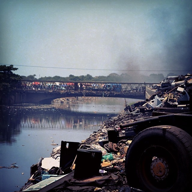 Graveyard for dead computers, Agbogbloshie, Accra, Ghana