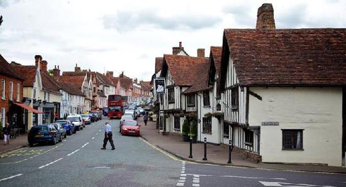 Lavenham village, Suffolk, England, United Kingdom