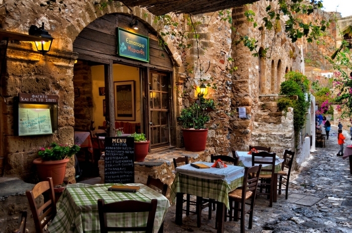 Monemvasia town, Peloponnese, Laconia, Greece