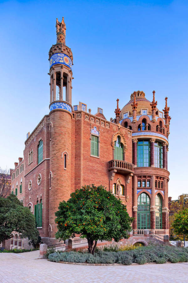 Hospital de Sant Pau museum and cultural center, Barcelona, Catalonia, Spain