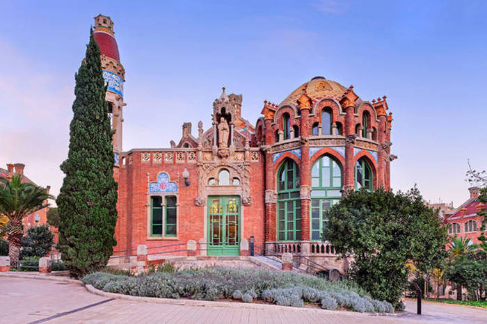 Hospital de Sant Pau museum and cultural center, Barcelona, Catalonia, Spain