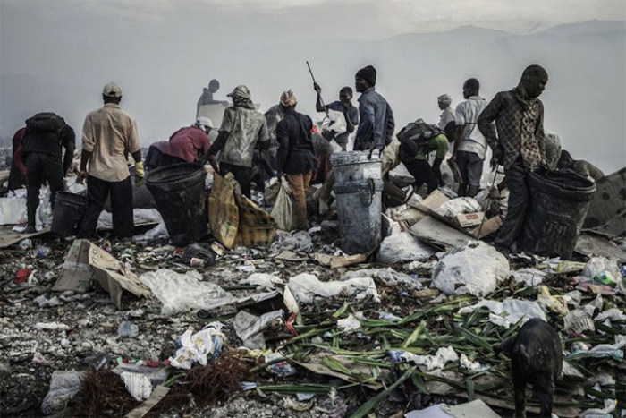 Scavenging in Port-au-Prince, Ouest, Haiti