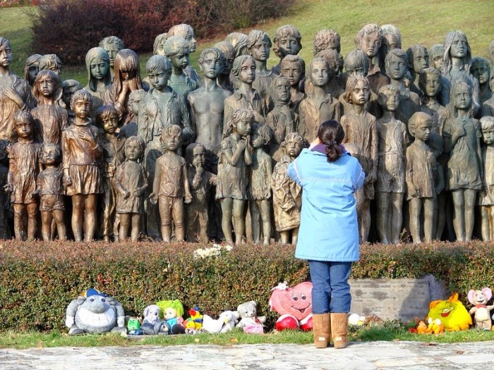 The Memorial to the Children Victims of the War, Lidice, Czech Republic