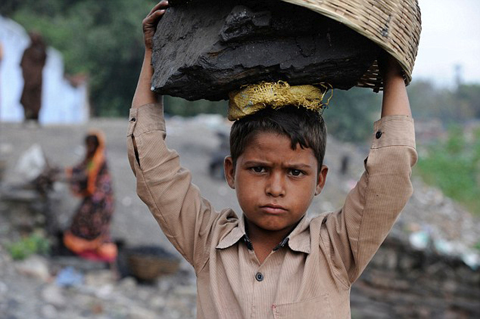 Coal field fire, Jharia, Dhanbad, Jharkhand, India