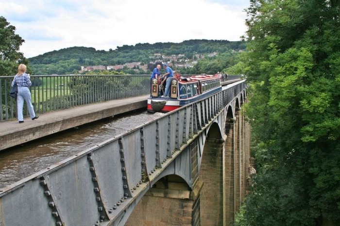 Pontcysyllte Aqueduct, Llangollen Canal, Wrexham County Borough, Wales, United Kingdom