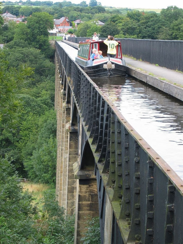 Pontcysyllte Aqueduct, Llangollen Canal, Wrexham County Borough, Wales, United Kingdom