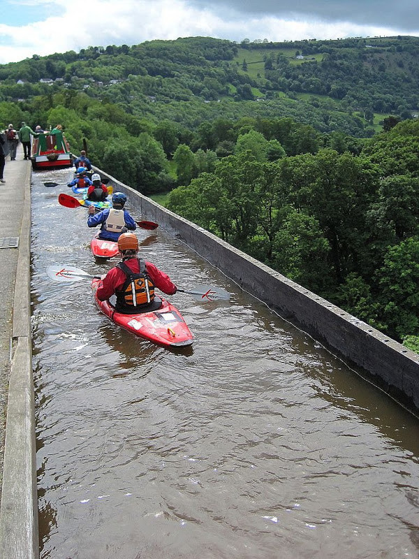 Pontcysyllte Aqueduct, Llangollen Canal, Wrexham County Borough, Wales, United Kingdom