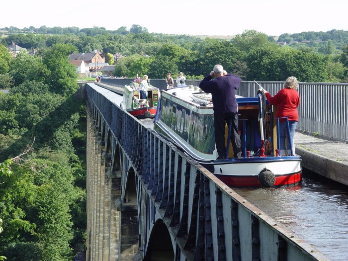 Pontcysyllte Aqueduct, Llangollen Canal, Wrexham County Borough, Wales, United Kingdom