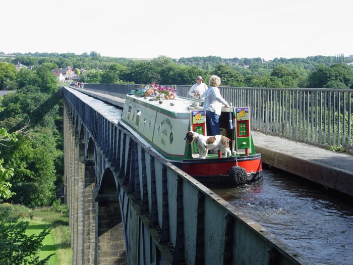 Pontcysyllte Aqueduct, Llangollen Canal, Wrexham County Borough, Wales, United Kingdom