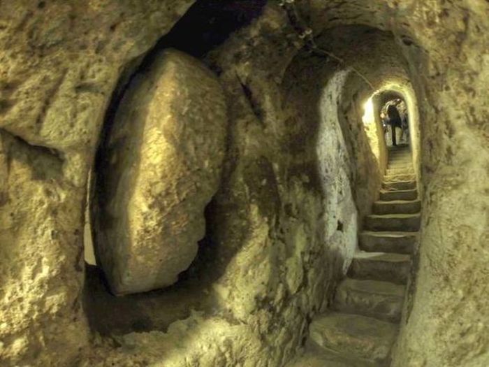 Underground city, Derinkuyu, Nevşehir Province, Turkey