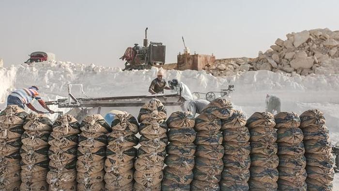 Limestone quarry, Minya, Egypt