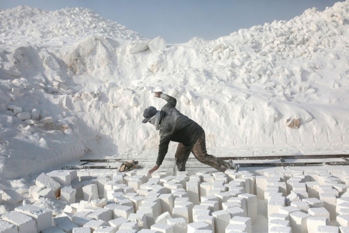 Limestone quarry, Minya, Egypt