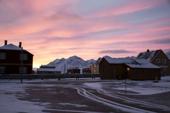 Ny-Ålesund, Oscar II Land, Spitsbergen, Svalbard, Norway