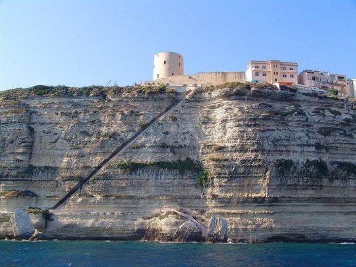 The Staircase of The King of Aragon, Bonifacio, Corsica, France