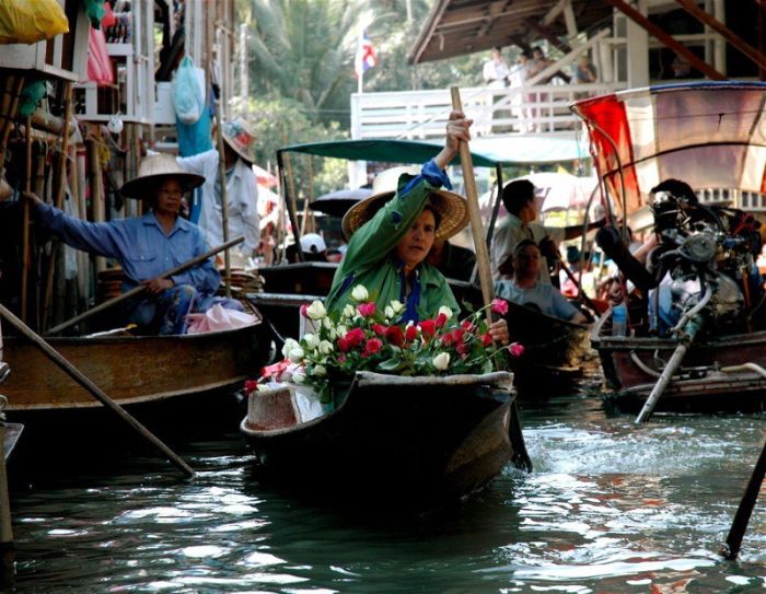 Floating market, Damnoen Saduak, Ratchaburi Province, Thailand