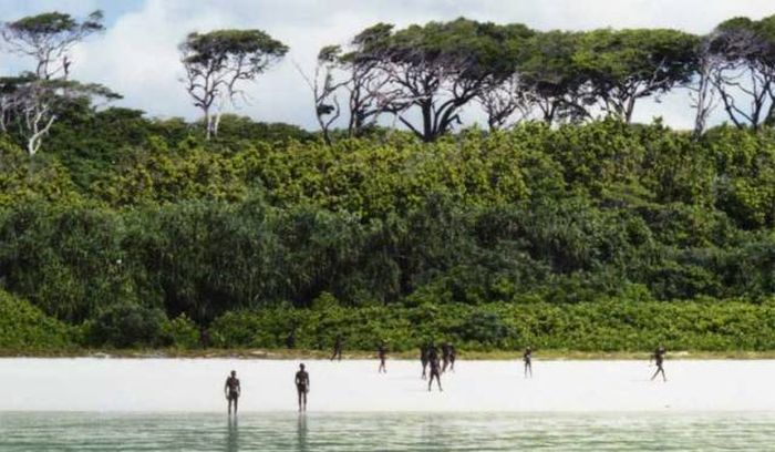 Sentineli, North Sentinel Island, Andaman Islands, Bay of Bengal, Indian Ocean