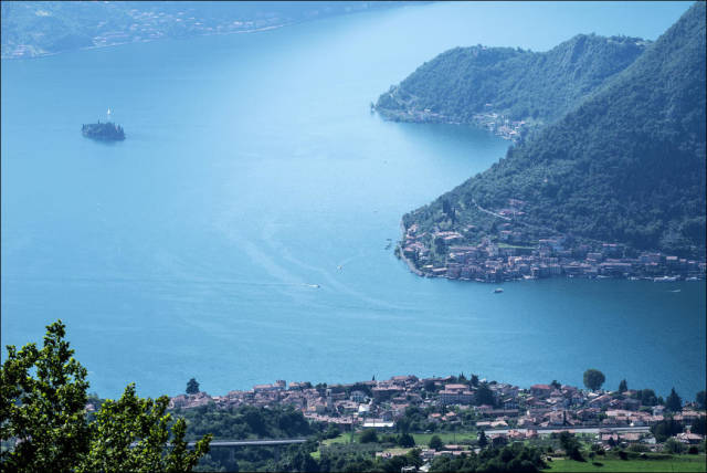 Floating piers, Lake Iseo, Lombardy, Italy