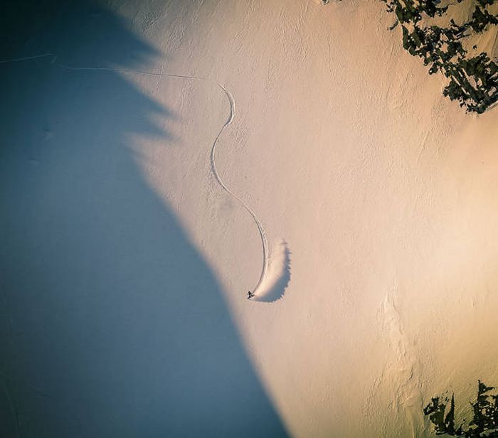 bird's-eye view aerial landscape photography