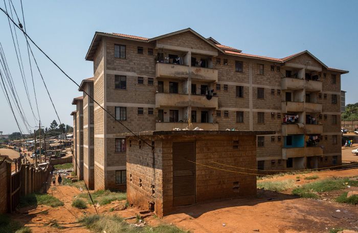 Kibera urban slum, Nairobi, Kenya