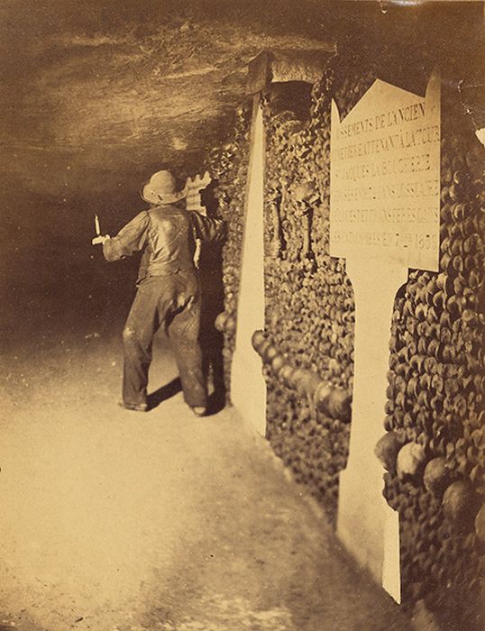 Mines of tunnel network, Catacombes de Paris, Paris, France