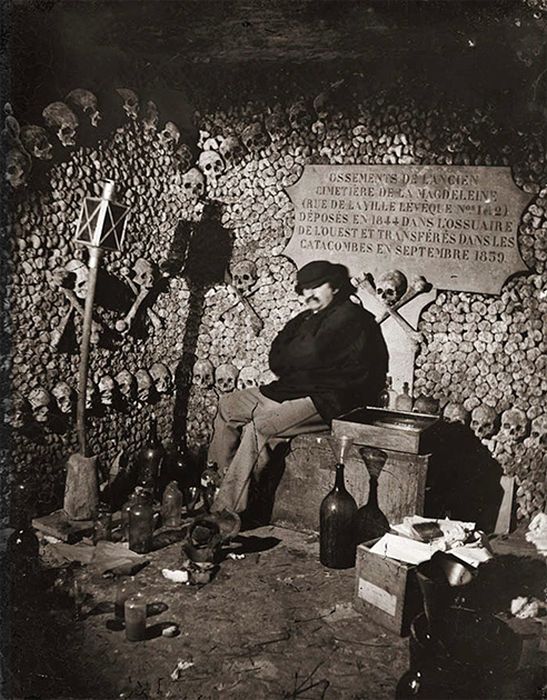 Mines of tunnel network, Catacombes de Paris, Paris, France