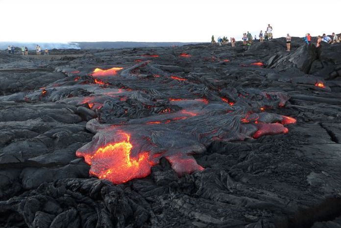 Kilauea volcano. Hawaiian Islands, United States