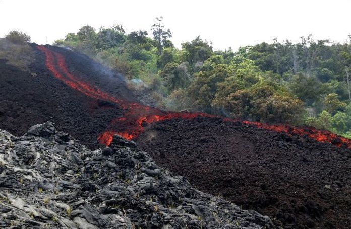 Kilauea volcano. Hawaiian Islands, United States