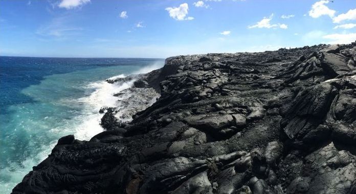 Kilauea volcano. Hawaiian Islands, United States