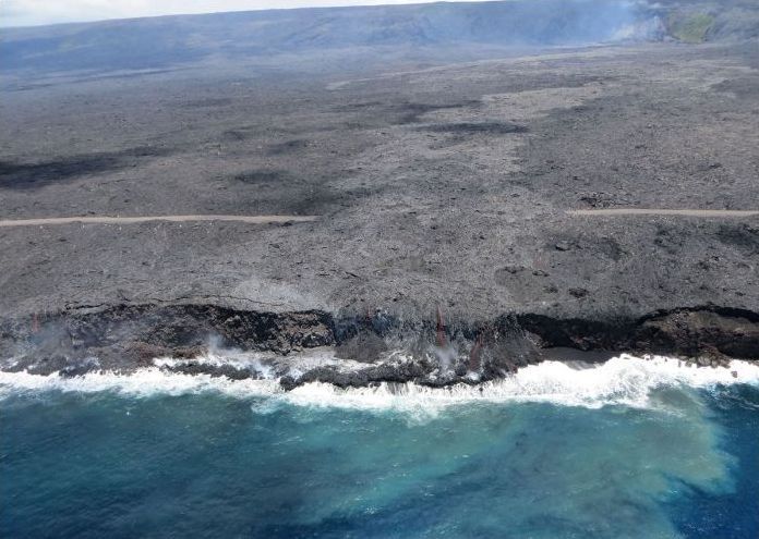 Kilauea volcano. Hawaiian Islands, United States