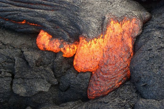 Kilauea volcano. Hawaiian Islands, United States