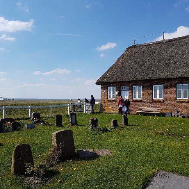 The Halligen islands, North Frisian Islands, Nordfriesland, Germany