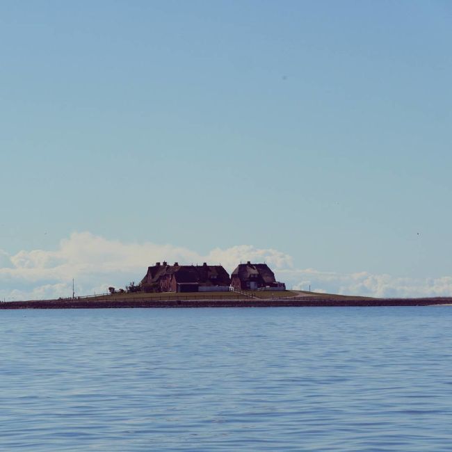 The Halligen islands, North Frisian Islands, Nordfriesland, Germany