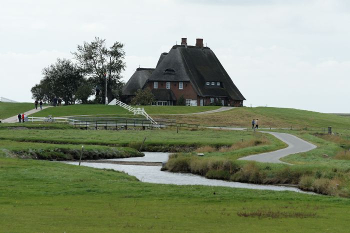 The Halligen islands, North Frisian Islands, Nordfriesland, Germany