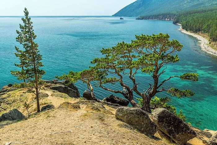 Peschanaya bay, Khuzhirskiy, Irkutsk Oblast, Russia